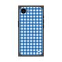 プレミアムスクエアケース with SnapMag［ Checkered Blue - ギンガムチェック ブルー ］