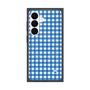 プレミアムスクエアケース with SnapMag［ Checkered Blue - ギンガムチェック ブルー ］