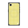 プレミアムスクエアケース with SnapMag［ Checkered Yellow - ギンガムチェック イエロー ］