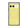 プレミアムスクエアケース with SnapMag［ Checkered Yellow - ギンガムチェック イエロー ］