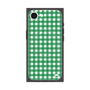 プレミアムスクエアケース with SnapMag［ Checkered Green - ギンガムチェック グリーン ］