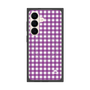 プレミアムスクエアケース with SnapMag［ Checkered Purple - ギンガムチェック パープル ］