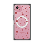 プレミアムスクエアケース with SnapMag［ Dippin dots Red - ディッピンドッツ レッド ］