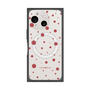 プレミアムスクエアケース with SnapMag［ Dippin dots Red - ディッピンドッツ レッド ］