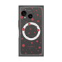 プレミアムスクエアケース with SnapMag［ Dippin dots Red - ディッピンドッツ レッド ］