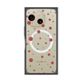 プレミアムスクエアケース with SnapMag［ Dippin dots Red - ディッピンドッツ レッド ］