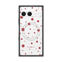 プレミアムスクエアケース with SnapMag［ Dippin dots Red - ディッピンドッツ レッド ］