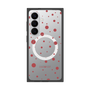 プレミアムスクエアケース with SnapMag［ Dippin dots Red - ディッピンドッツ レッド ］