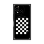 プレミアムスクエアケース with SnapMag［ Racing checkered flag - レーシングチェッカーフラッグ ］