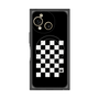 プレミアムスクエアケース with SnapMag［ Racing checkered flag - レーシングチェッカーフラッグ ］