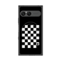プレミアムスクエアケース with SnapMag［ Racing checkered flag - レーシングチェッカーフラッグ ］