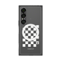 プレミアムスクエアケース with SnapMag［ Racing checkered flag White - レーシングチェッカーフラッグ ホワイト ］