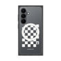 プレミアムスクエアケース with SnapMag［ Racing checkered flag White - レーシングチェッカーフラッグ ホワイト ］
