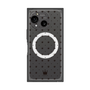 プレミアムスクエアケース with SnapMag［ CASEPLAY Crown dots Black - ケースプレイ・クラウン・ドッツ ブラック ］