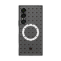 プレミアムスクエアケース with SnapMag［ CASEPLAY Crown dots Black - ケースプレイ・クラウン・ドッツ ブラック ］