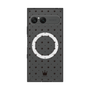 プレミアムスクエアケース with SnapMag［ CASEPLAY Crown dots Black - ケースプレイ・クラウン・ドッツ ブラック ］