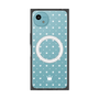 プレミアムスクエアケース with SnapMag［ CASEPLAY Crown dots White - ケースプレイ・クラウン・ドッツ ホワイト ］