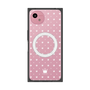 プレミアムスクエアケース with SnapMag［ CASEPLAY Crown dots White - ケースプレイ・クラウン・ドッツ ホワイト ］