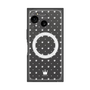 プレミアムスクエアケース with SnapMag［ CASEPLAY Crown dots White - ケースプレイ・クラウン・ドッツ ホワイト ］