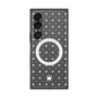 プレミアムスクエアケース with SnapMag［ CASEPLAY Crown dots White - ケースプレイ・クラウン・ドッツ ホワイト ］