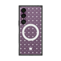 プレミアムスクエアケース with SnapMag［ CASEPLAY Crown dots White - ケースプレイ・クラウン・ドッツ ホワイト ］