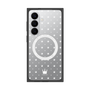 プレミアムスクエアケース with SnapMag［ CASEPLAY Crown dots White - ケースプレイ・クラウン・ドッツ ホワイト ］
