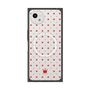 プレミアムスクエアケース with SnapMag［ CASEPLAY Crown dots Red - ケースプレイ・クラウン・ドッツ レッド ］