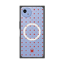 プレミアムスクエアケース with SnapMag［ CASEPLAY Crown dots Red - ケースプレイ・クラウン・ドッツ レッド ］