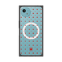 プレミアムスクエアケース with SnapMag［ CASEPLAY Crown dots Red - ケースプレイ・クラウン・ドッツ レッド ］