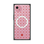 プレミアムスクエアケース with SnapMag［ CASEPLAY Crown dots Red - ケースプレイ・クラウン・ドッツ レッド ］