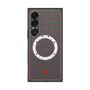 プレミアムスクエアケース with SnapMag［ CASEPLAY Crown dots Red - ケースプレイ・クラウン・ドッツ レッド ］