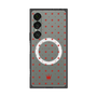 プレミアムスクエアケース with SnapMag［ CASEPLAY Crown dots Red - ケースプレイ・クラウン・ドッツ レッド ］