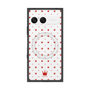 プレミアムスクエアケース with SnapMag［ CASEPLAY Crown dots Red - ケースプレイ・クラウン・ドッツ レッド ］