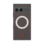 プレミアムスクエアケース with SnapMag［ CASEPLAY Crown dots Red - ケースプレイ・クラウン・ドッツ レッド ］