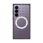 プレミアムスクエアケース with SnapMag［ CASEPLAY Crown dots Red - ケースプレイ・クラウン・ドッツ レッド ］