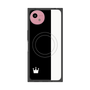 プレミアムスクエアケース with SnapMag［ CASEPLAY Bi-Colors Black & White - ケースプレイ・バイカラー ブラック＆ホワイト ］