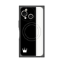 プレミアムスクエアケース with SnapMag［ CASEPLAY Bi-Colors Black & White - ケースプレイ・バイカラー ブラック＆ホワイト ］