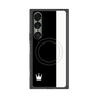 プレミアムスクエアケース with SnapMag［ CASEPLAY Bi-Colors Black & White - ケースプレイ・バイカラー ブラック＆ホワイト ］