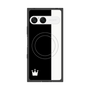 プレミアムスクエアケース with SnapMag［ CASEPLAY Bi-Colors Black & White - ケースプレイ・バイカラー ブラック＆ホワイト ］