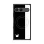 プレミアムスクエアケース with SnapMag［ CASEPLAY Bi-Colors Black & White - ケースプレイ・バイカラー ブラック＆ホワイト ］