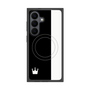 プレミアムスクエアケース with SnapMag［ CASEPLAY Bi-Colors Black & White - ケースプレイ・バイカラー ブラック＆ホワイト ］