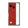 プレミアムスクエアケース with SnapMag［ CASEPLAY Bi-Colors Red & White - ケースプレイ・バイカラー レッド＆ホワイト ］