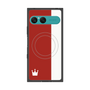 プレミアムスクエアケース with SnapMag［ CASEPLAY Bi-Colors Red & White - ケースプレイ・バイカラー レッド＆ホワイト ］
