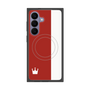 プレミアムスクエアケース with SnapMag［ CASEPLAY Bi-Colors Red & White - ケースプレイ・バイカラー レッド＆ホワイト ］