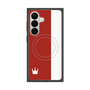 プレミアムスクエアケース with SnapMag［ CASEPLAY Bi-Colors Red & White - ケースプレイ・バイカラー レッド＆ホワイト ］