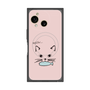 プレミアムスクエアケース with SnapMag［ 食いしん坊なねこ - Pink ］