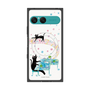 プレミアムスクエアケース with SnapMag［ おかべてつろう - 黒猫クロのとおりみち ］