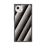 プレミアムスクエアケース with SnapMag［ Middle Stripe - Black ］
