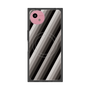 プレミアムスクエアケース with SnapMag［ Middle Stripe - Black ］
