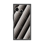 プレミアムスクエアケース with SnapMag［ Middle Stripe - Black ］